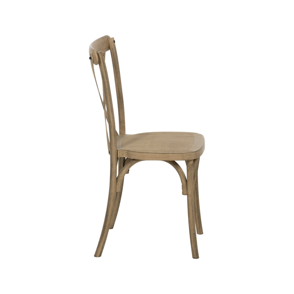 SILLA NATURAL POLIPROPILENO CONTRACT 50 X 41,50 X 89 CM