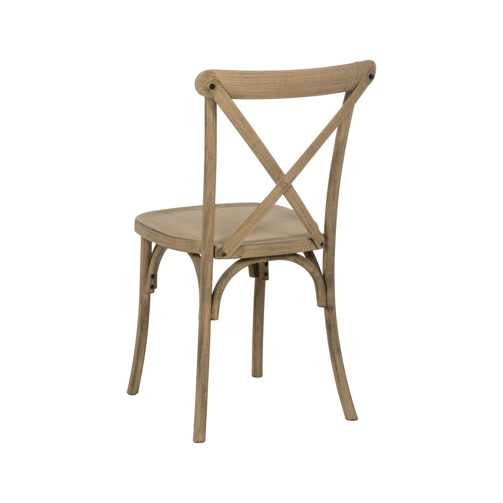SILLA NATURAL POLIPROPILENO CONTRACT 50 X 41,50 X 89 CM