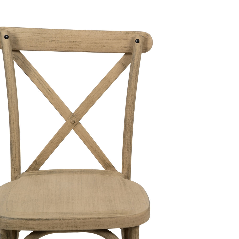 SILLA NATURAL POLIPROPILENO CONTRACT 50 X 41,50 X 89 CM