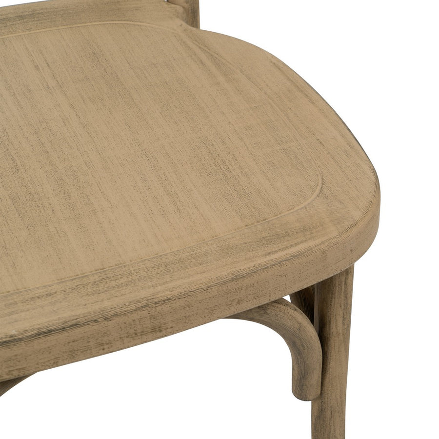 SILLA NATURAL POLIPROPILENO CONTRACT 50 X 41,50 X 89 CM