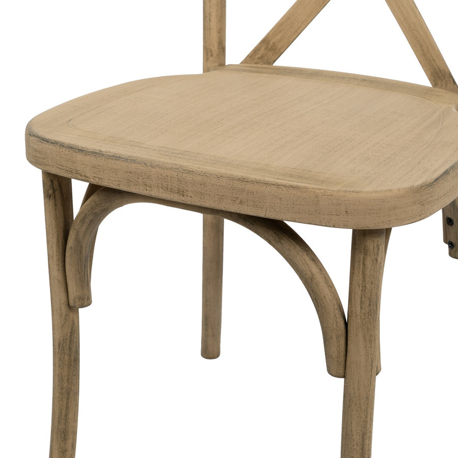 SILLA NATURAL POLIPROPILENO CONTRACT 50 X 41,50 X 89 CM