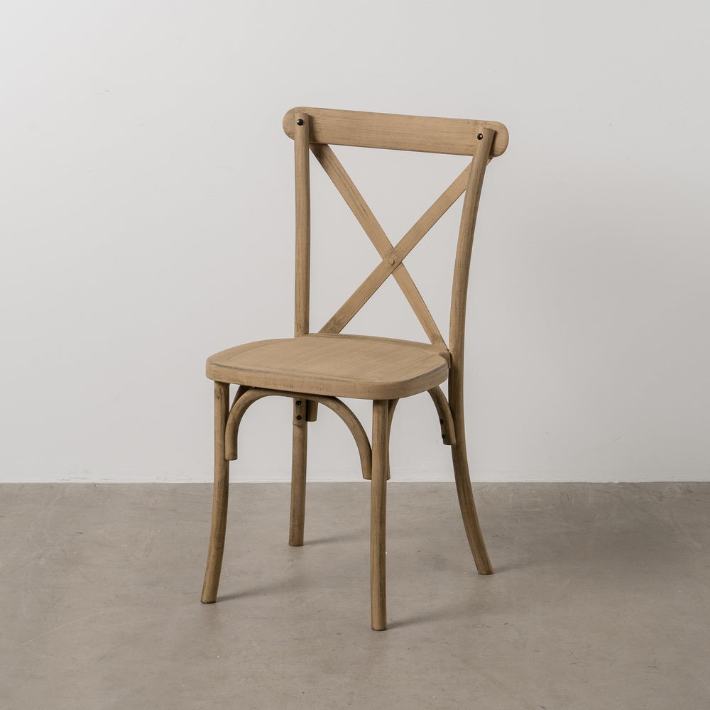 SILLA NATURAL POLIPROPILENO CONTRACT 50 X 41,50 X 89 CM