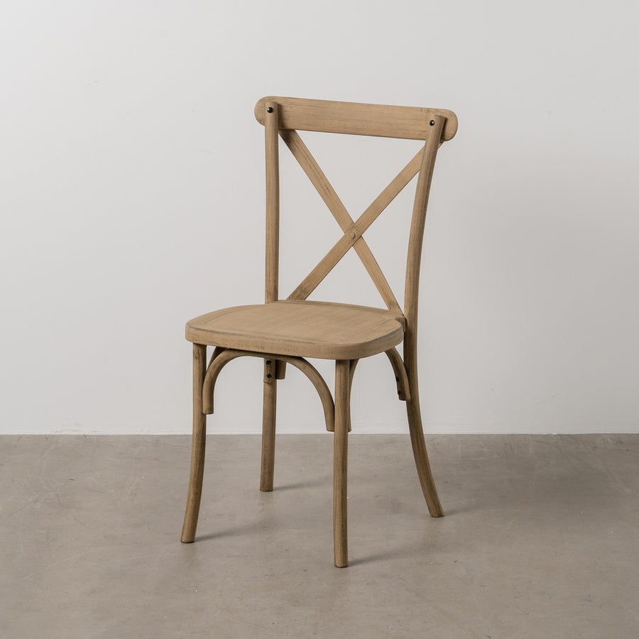 SILLA NATURAL POLIPROPILENO CONTRACT 50 X 41,50 X 89 CM