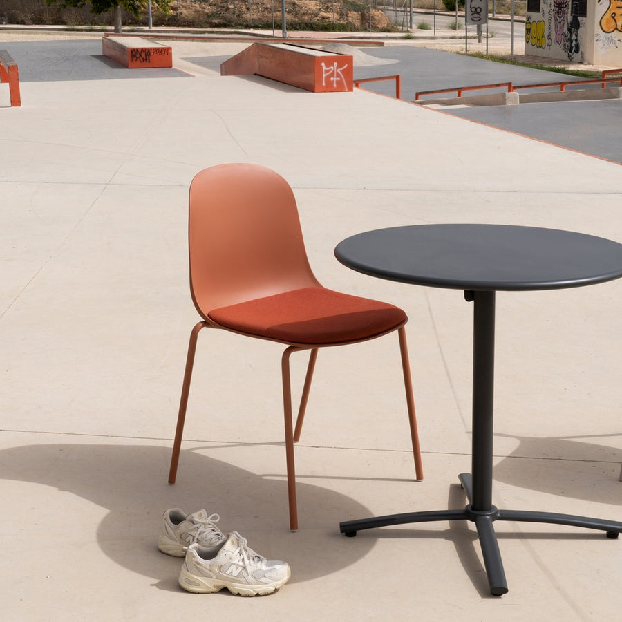SILLA CALDERA PP-METAL EXTERIOR 50 X 53 X 85 CM
