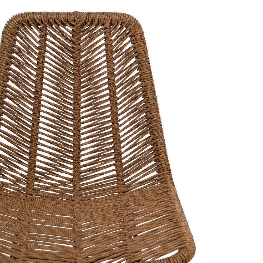 NATURAL CHAIR PE-STEEL LIVING ROOM 47 X 57 X 85.50 CM