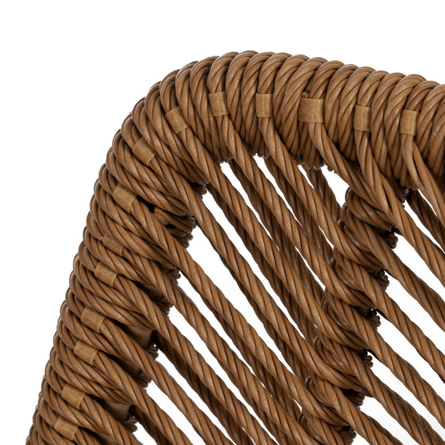 SILLA NATURAL PE-ACERO SALÓN 47 X 57 X 85,50 CM