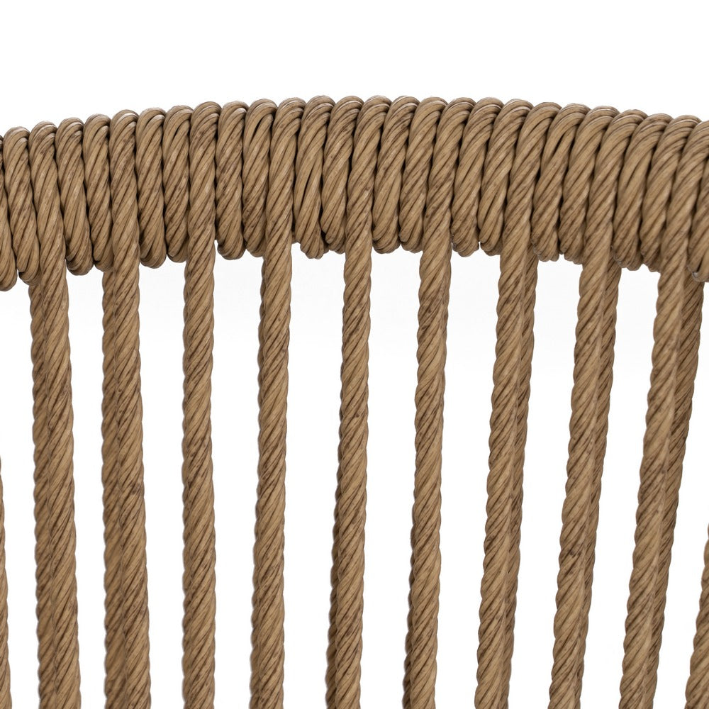 SILLA NATURAL PE-ACERO SALÓN 55 X 54 X 79 CM