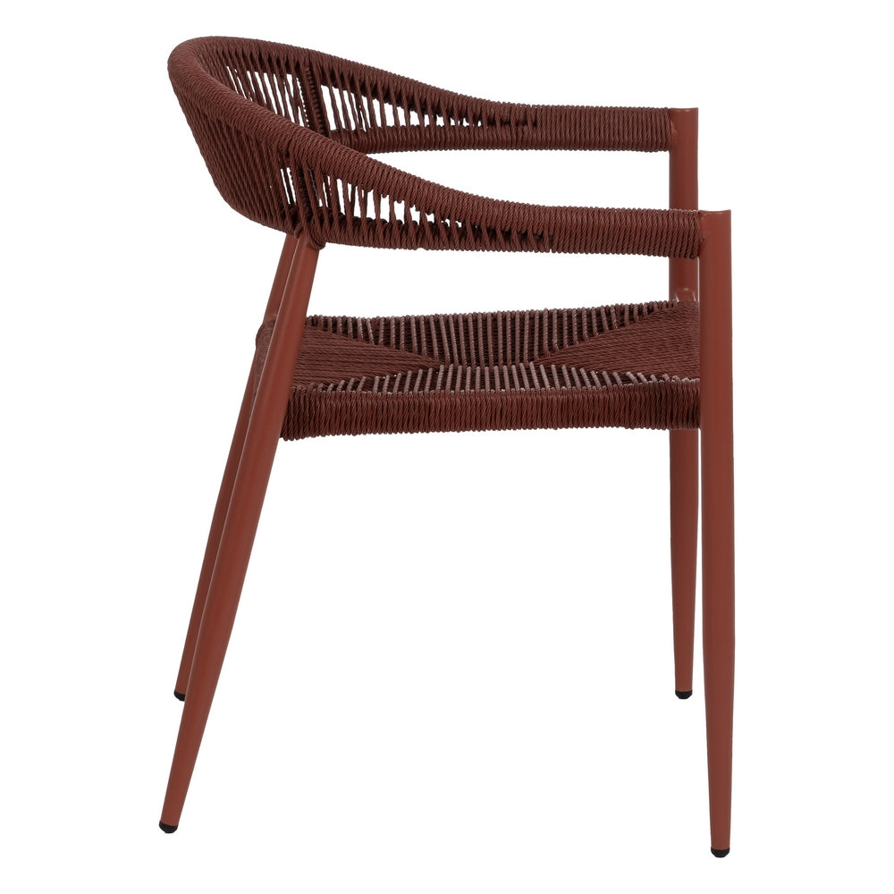 STACKABLE CHAIR BOILER PE-ALUMINIUM LOUNGE 57.50 X 56 X 74 CM