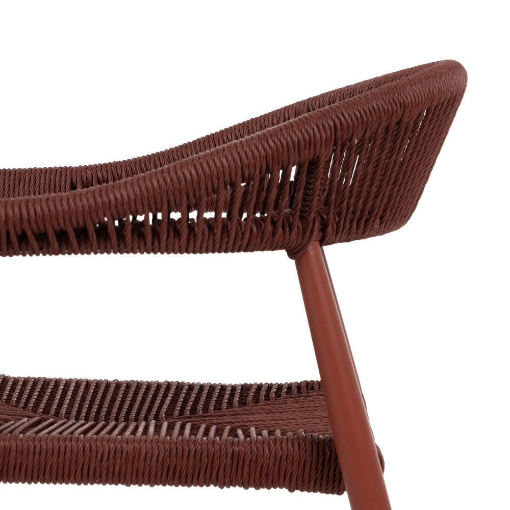 STACKABLE CHAIR BOILER PE-ALUMINIUM LOUNGE 57.50 X 56 X 74 CM