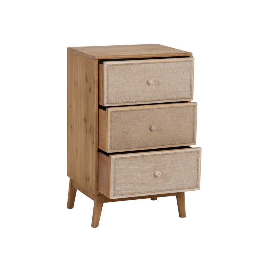 MESITA NATURAL DM-MADERA 46 X 37 X 76 CM