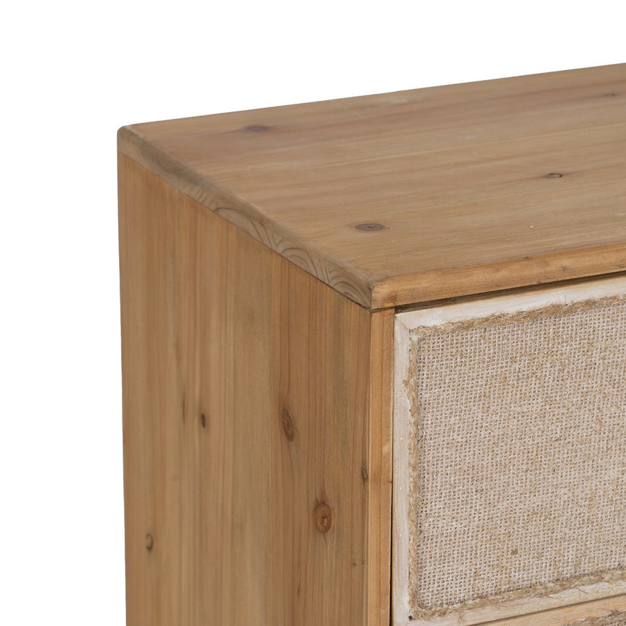 MESITA NATURAL DM-MADERA 46 X 37 X 76 CM