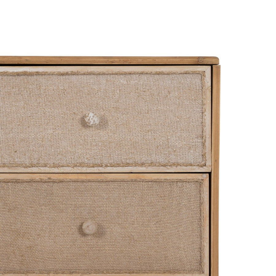 MESITA NATURAL DM-MADERA 46 X 37 X 76 CM