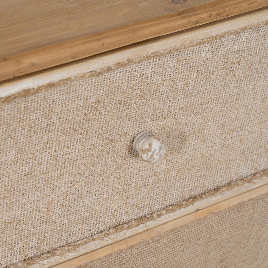 MESITA NATURAL DM-MADERA 46 X 37 X 76 CM
