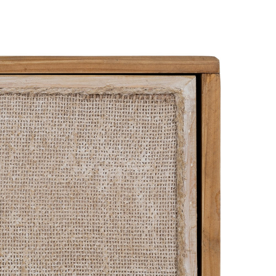 MUEBLE RECIBIDOR NATURAL DM-MADERA 75,50 X 37 X 75,50 CM