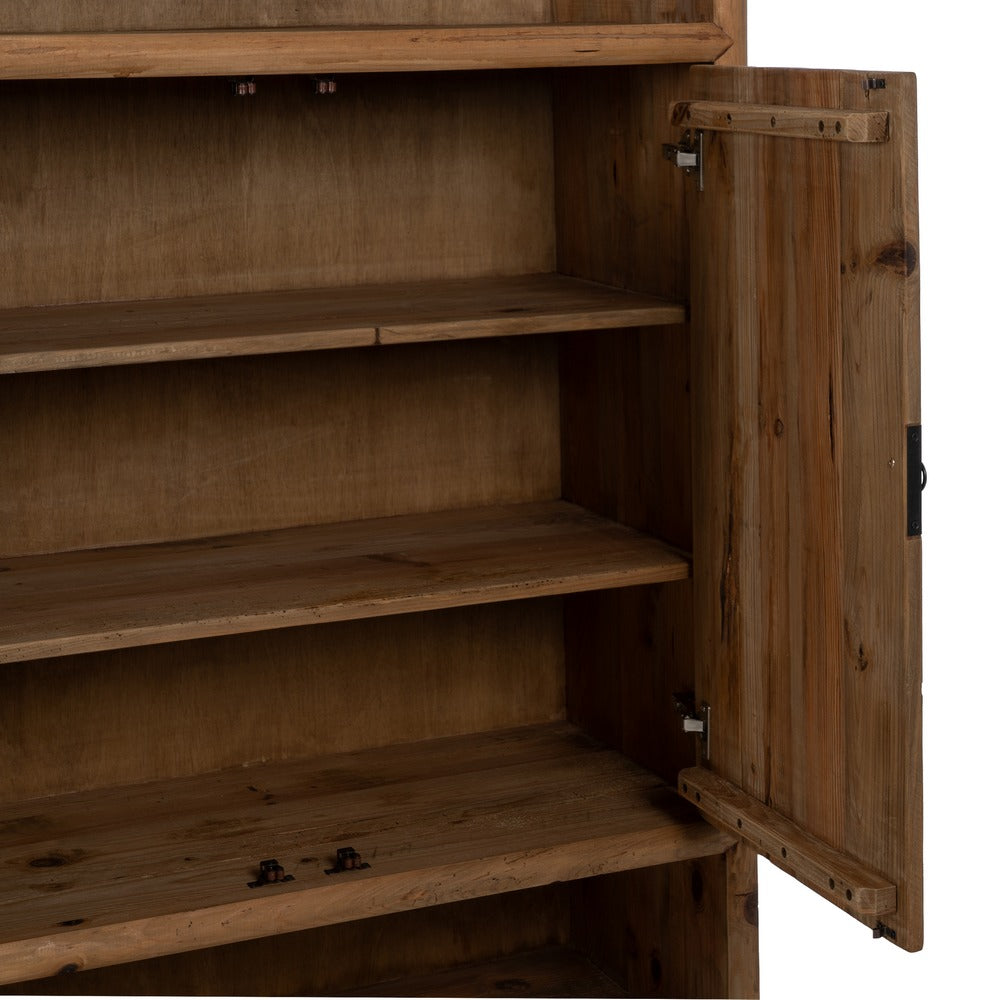 ARMARIO NATURAL MADERA DE PINO SALÓN 100 X 45 X 160 CM