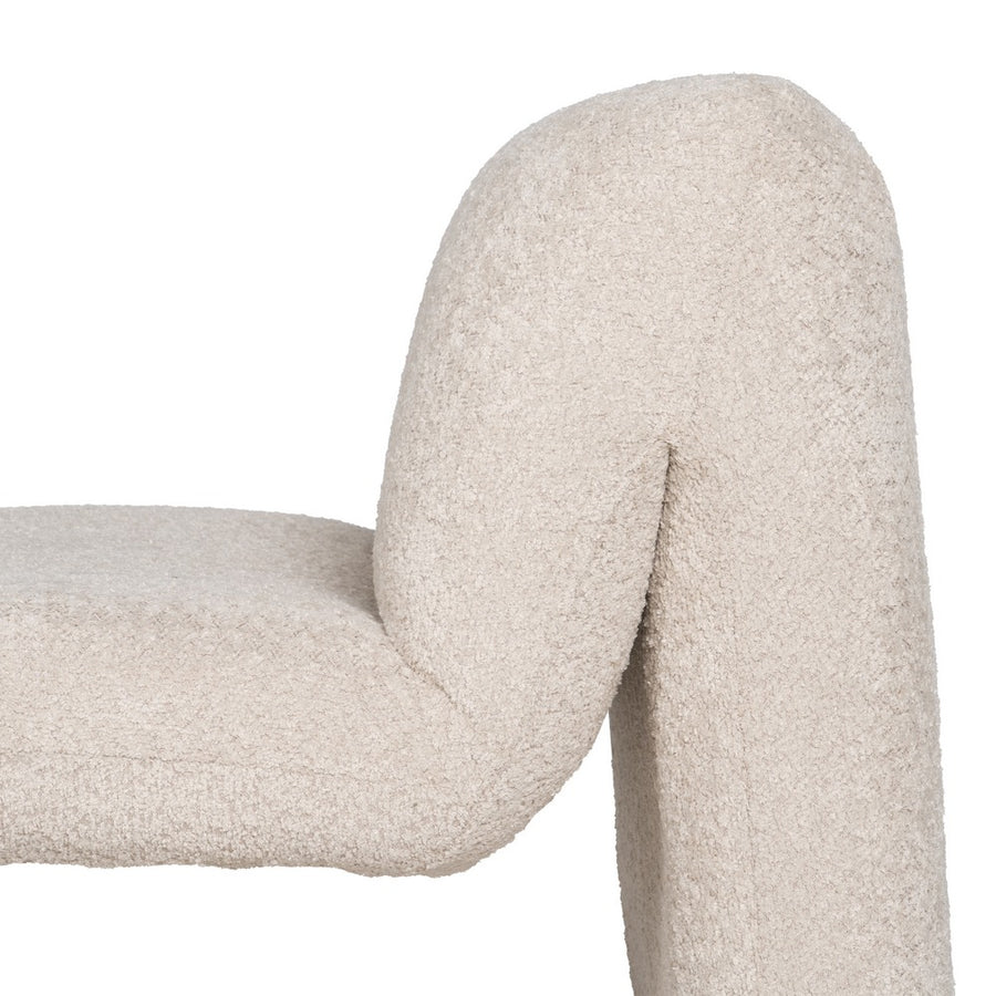 SILLÓN BEIGE TEJIDO SALÓN 62 X 86 X 69 CM