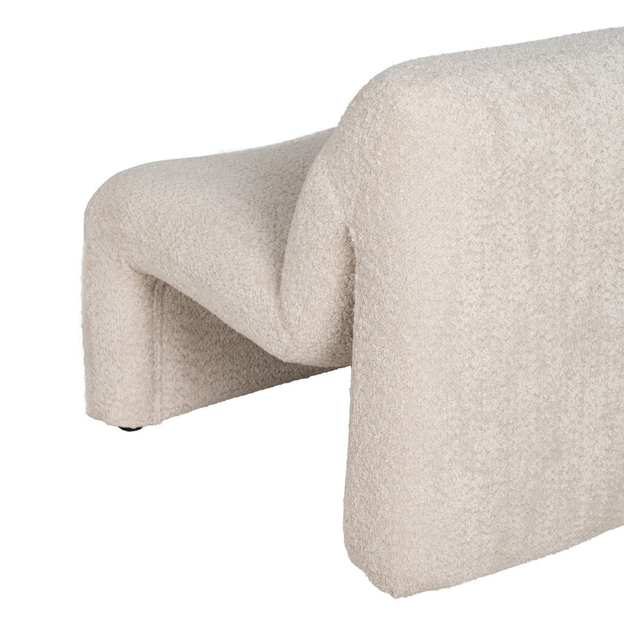 SILLÓN BEIGE TEJIDO SALÓN 62 X 86 X 69 CM