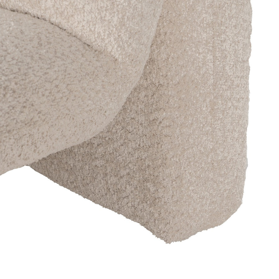 SILLÓN BEIGE TEJIDO SALÓN 62 X 86 X 69 CM