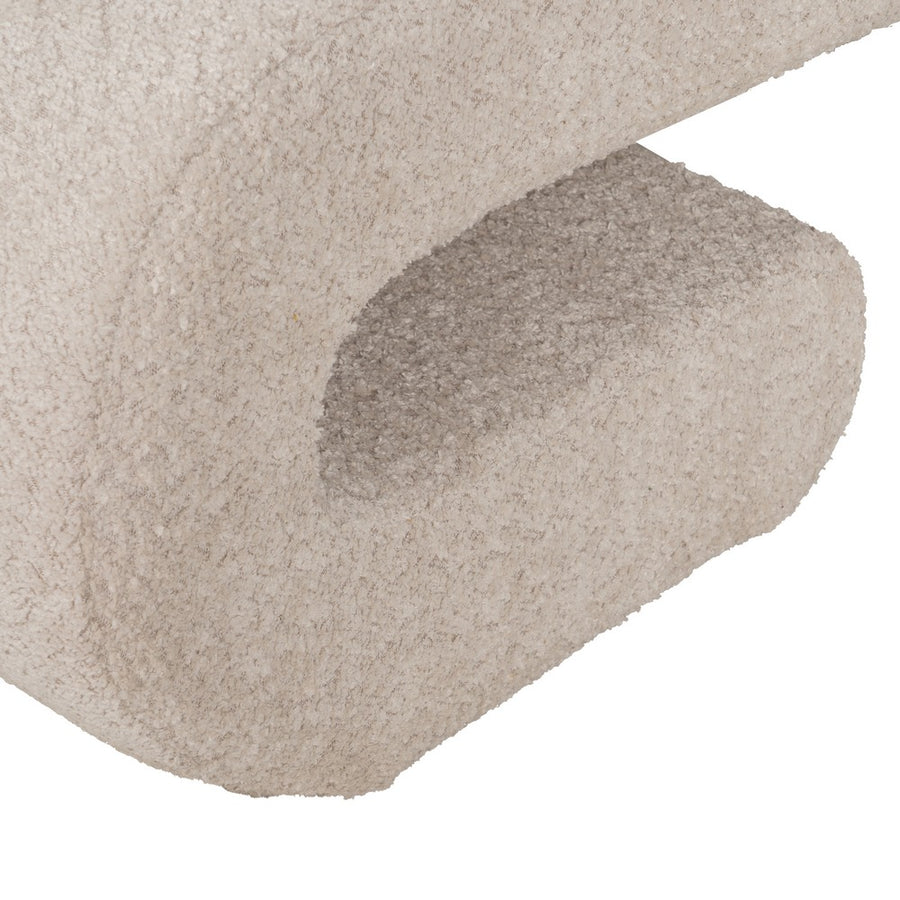 SILLÓN BEIGE TEJIDO SALÓN 60 X 90 X 63 CM