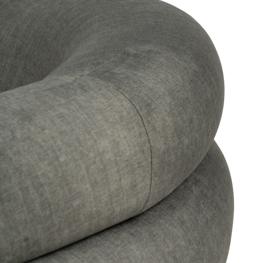 SILLÓN VERDE TEJIDO SALÓN 100 X 84 X 58 CM
