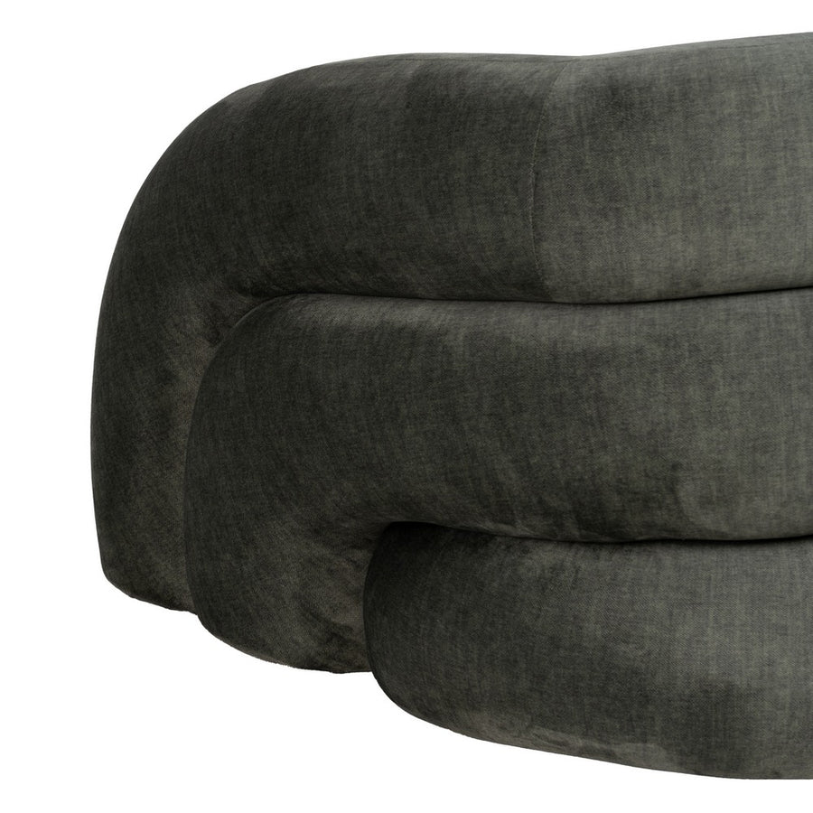 SILLÓN VERDE TEJIDO SALÓN 100 X 84 X 58 CM
