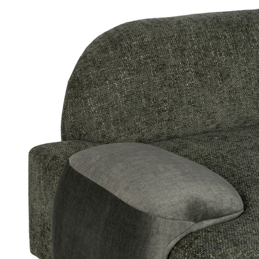 SOFÁ VERDE TEJIDO SALÓN 180 X 92 X 70 CM