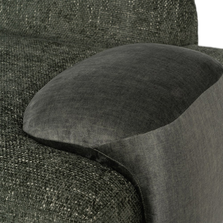 SOFÁ VERDE TEJIDO SALÓN 180 X 92 X 70 CM