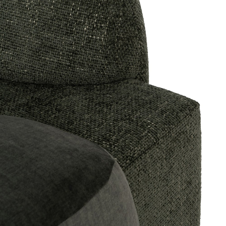 SOFÁ VERDE TEJIDO SALÓN 180 X 92 X 70 CM