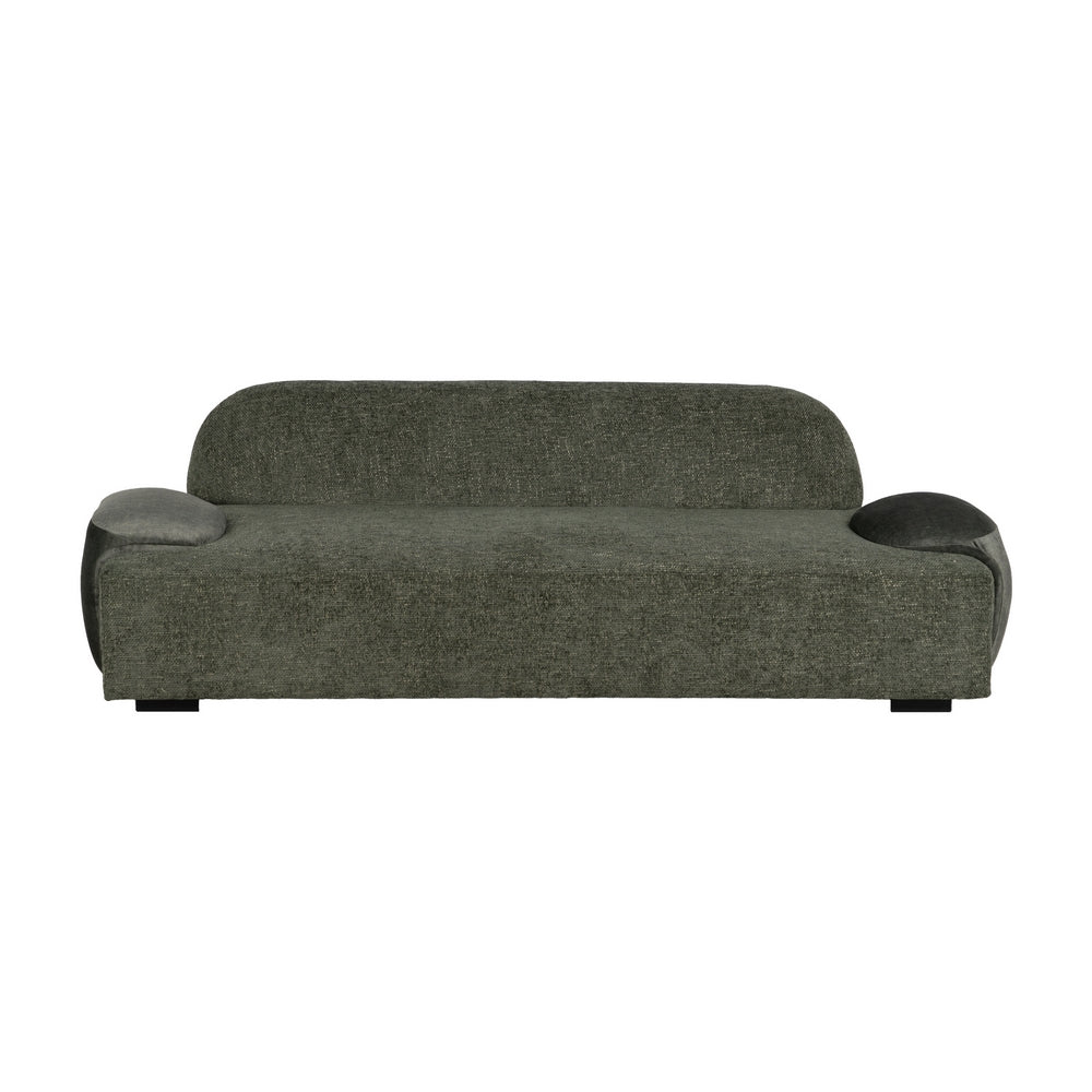 SOFÁ VERDE TEJIDO SALÓN 222 X 92 X 70 CM
