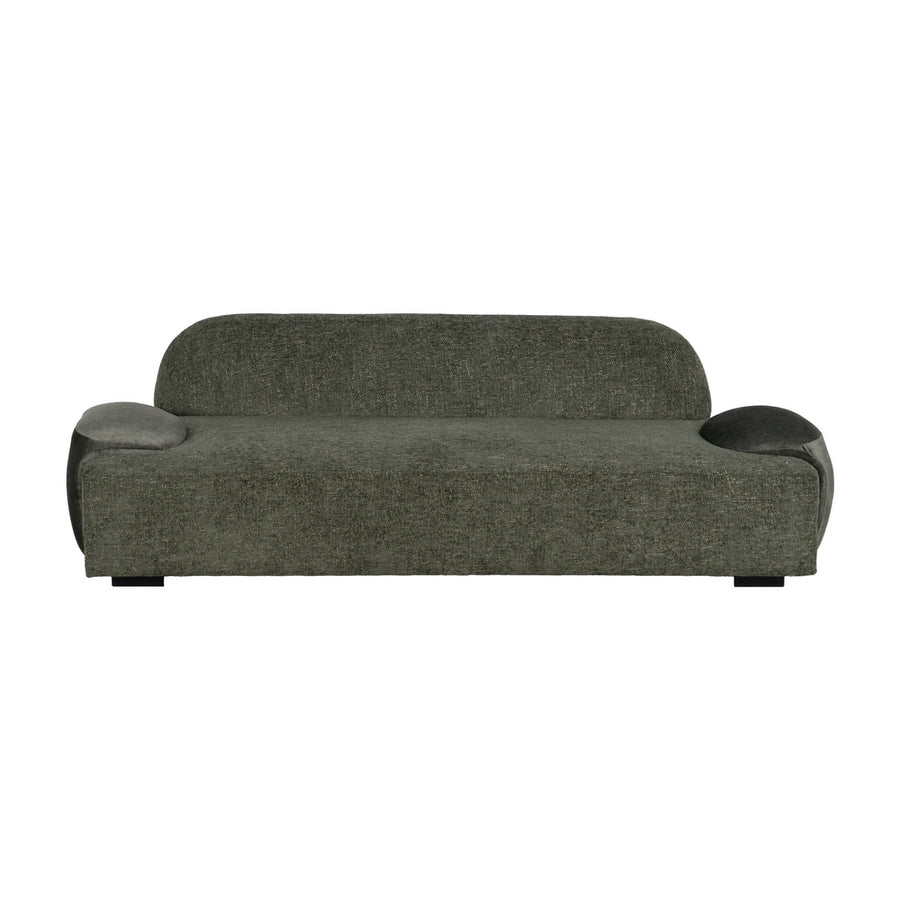 SOFÁ VERDE TEJIDO SALÓN 222 X 92 X 70 CM
