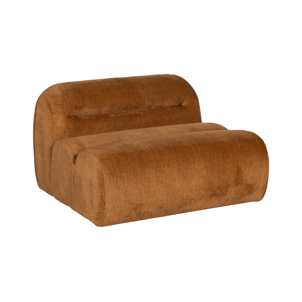 M�DULO RECTO MOSTAZA TEJIDO SAL�N 102 X 94 X 64 CM