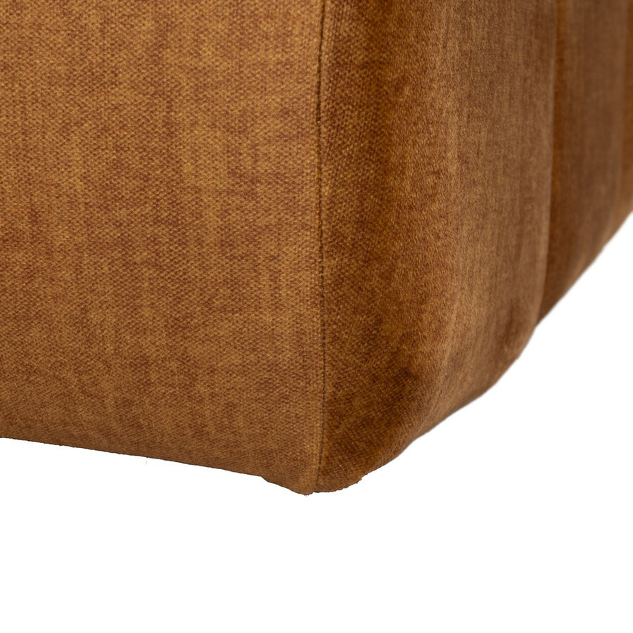 MÓDULO RECTO MOSTAZA TEJIDO SALÓN 102 X 94 X 64 CM