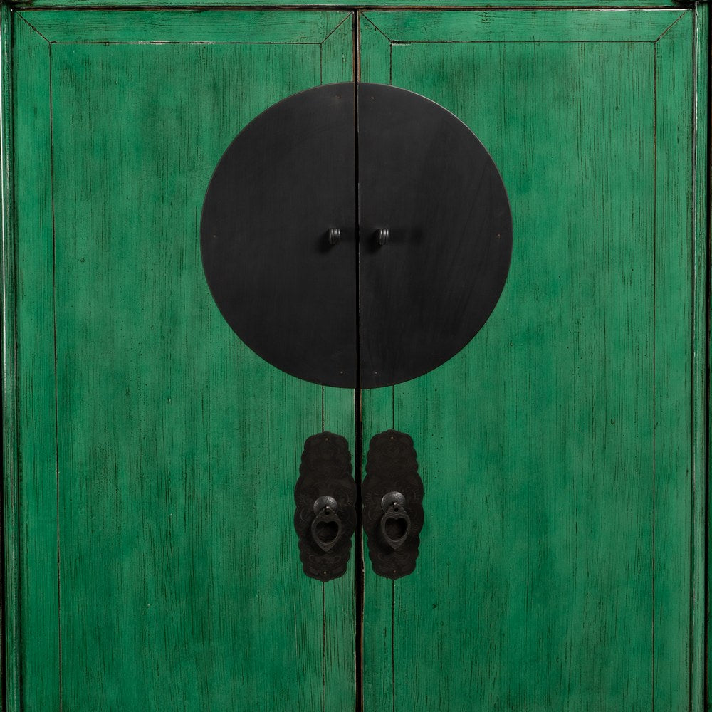 ARMARIO VERDE MADERA-MDF 108 X 48 X 175 CM
