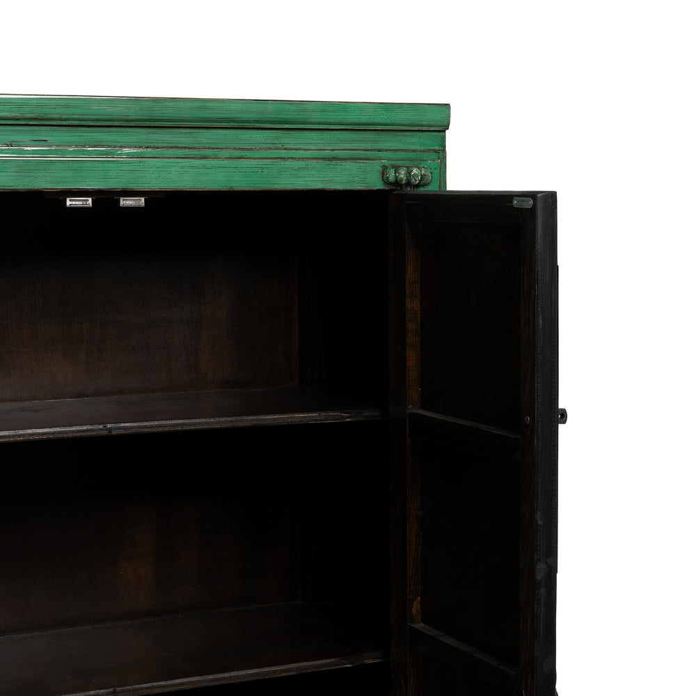 ARMARIO VERDE MADERA-MDF 108 X 48 X 175 CM