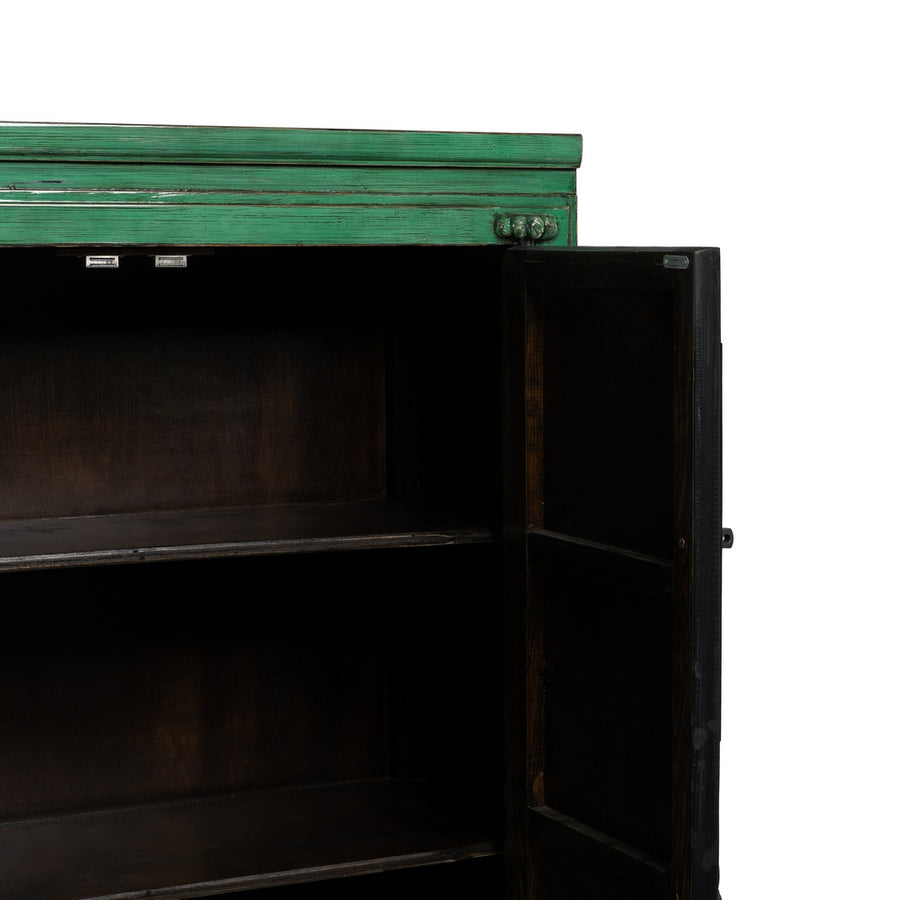 ARMARIO VERDE MADERA-MDF 108 X 48 X 175 CM
