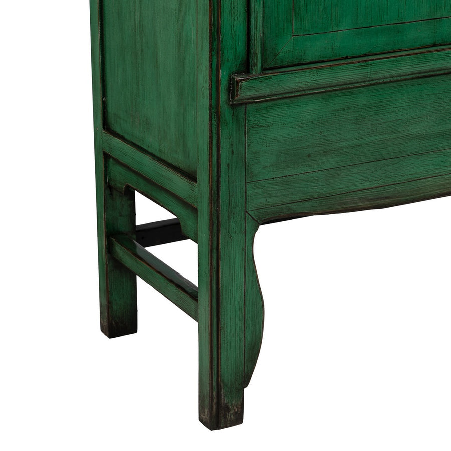 ARMARIO VERDE MADERA-MDF 108 X 48 X 175 CM