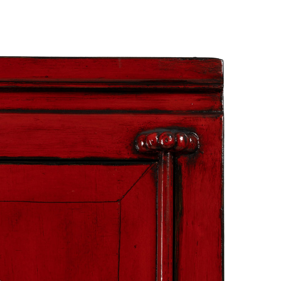 ARMARIO ROJO MADERA-MDF 83,50 X 45 X 195 CM