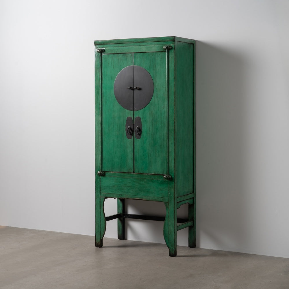 ARMARIO VERDE MADERA-MDF 83,50 X 45 X 195 CM