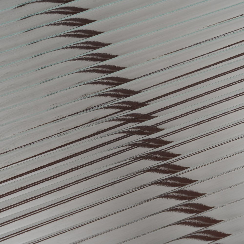 MESA CENTRO TEJA METAL-CRISTAL 78 X 68 X 37 CM