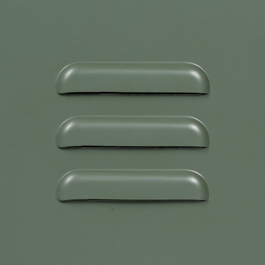 VITRINA VERDE MENTA METAL-CRISTAL 72 X 35 X 178 CM