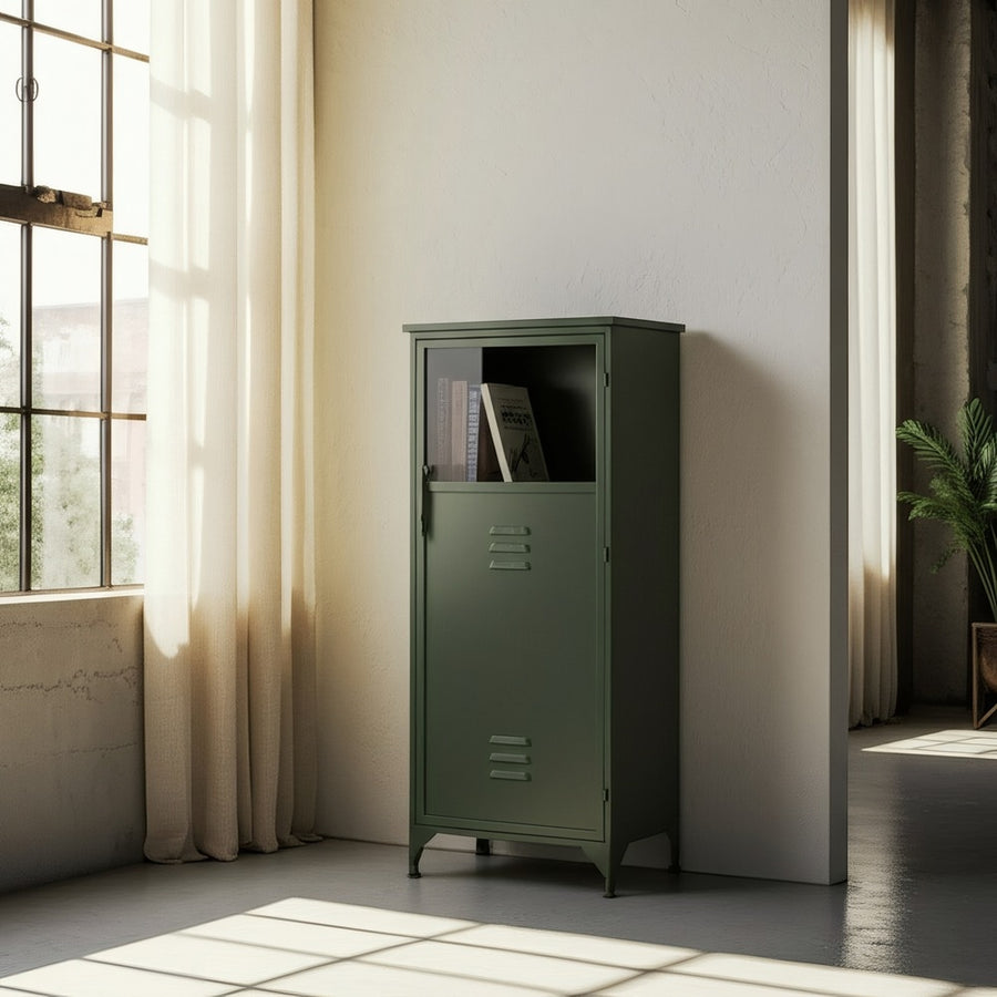MUEBLE AUXILIAR VERDE MENTA 48 X 35 X 116 CM