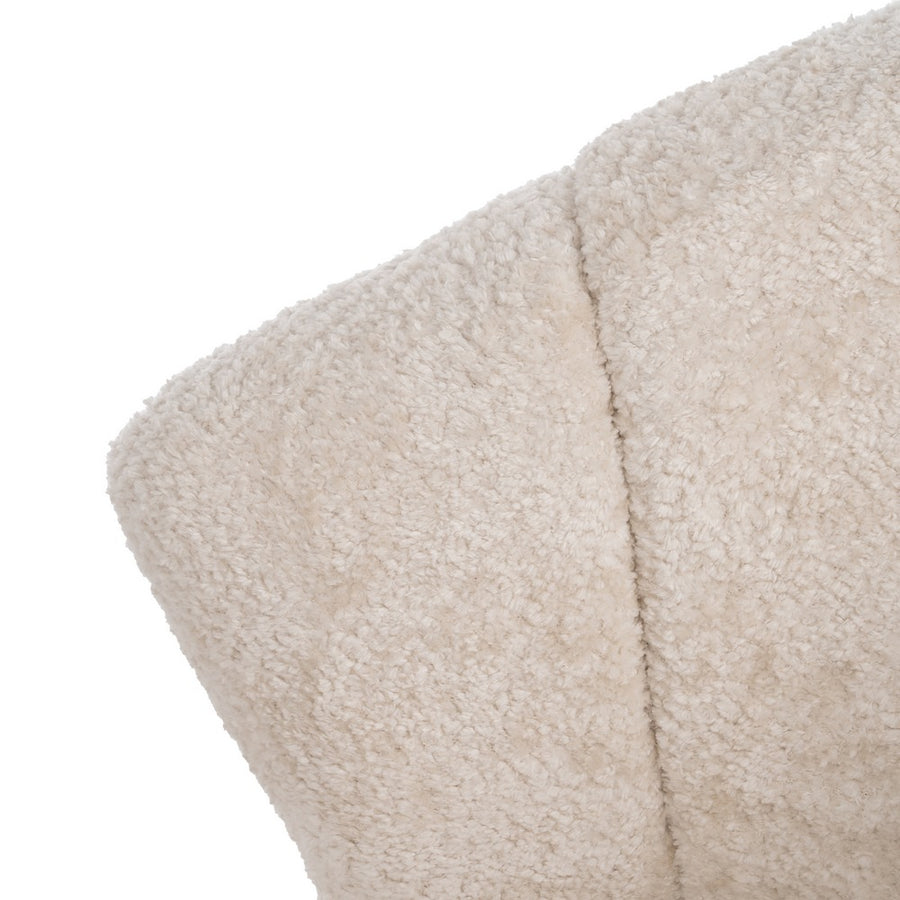 SILLÓN NATURAL-CREMA TEJIDO-MADERA SALÓN 71 X 75 X 76 CM