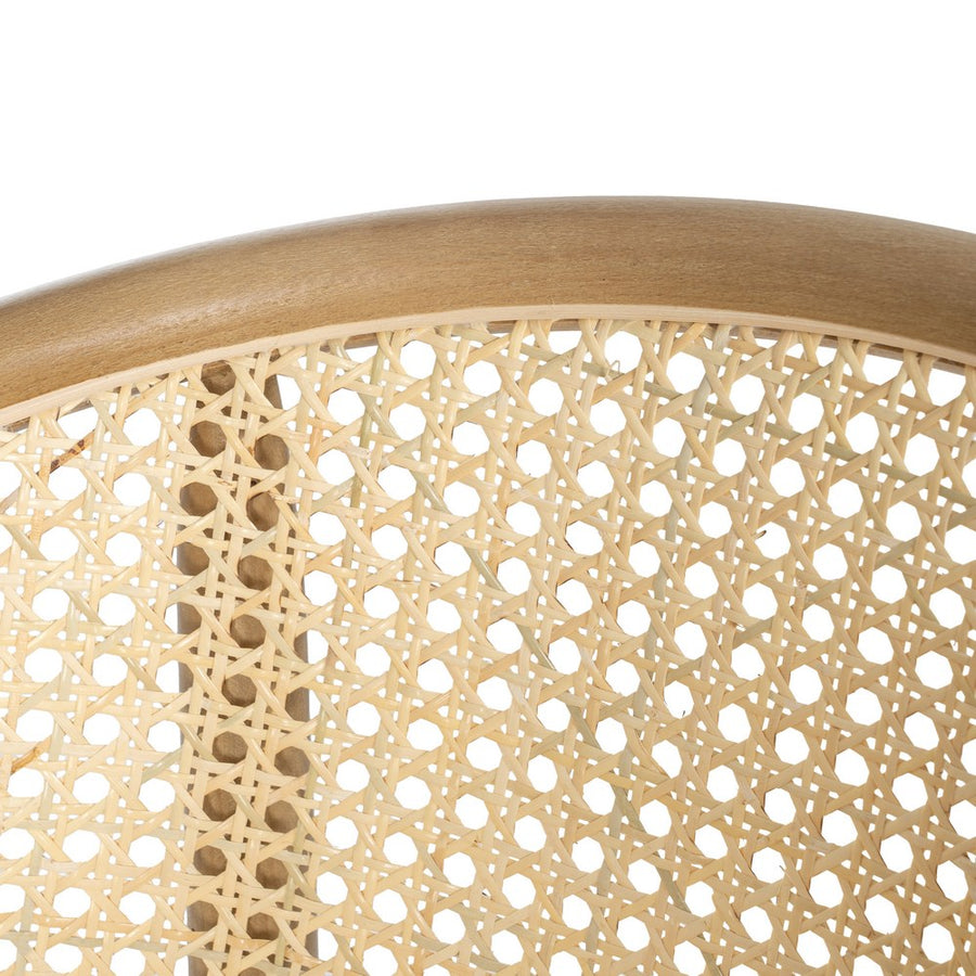 SILLA NATURAL MADERA-RATÁN 56 X 58 X 77 CM