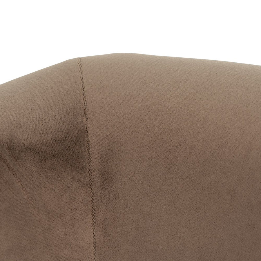 SILLÓN TAUPE TEJIDO-MADERA SALÓN 87 X 80 X 81 CM