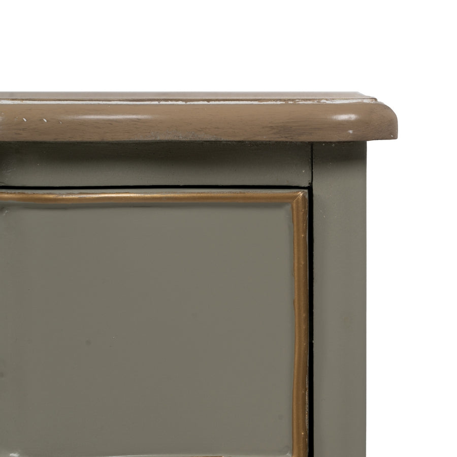 MESITA TAUPE MADERA 50 X 35 X 60 CM