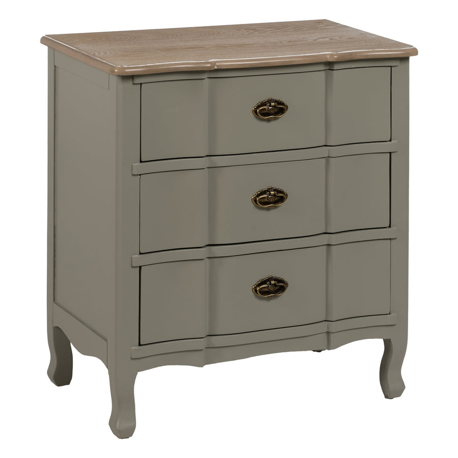 MESITA TAUPE MADERA 66 X 40 X 76 CM