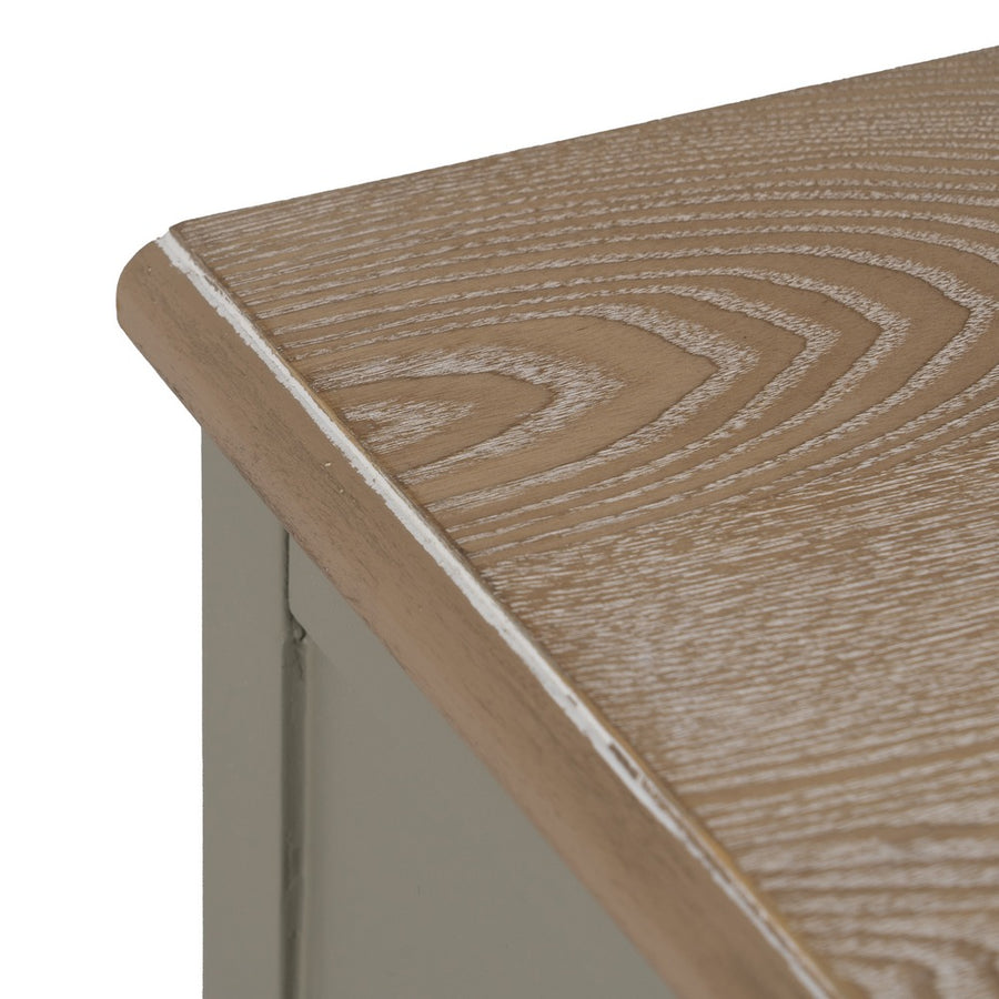 MESITA TAUPE MADERA 66 X 40 X 76 CM