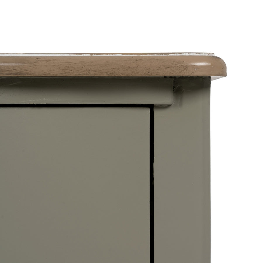 MESITA TAUPE MADERA 66 X 40 X 76 CM