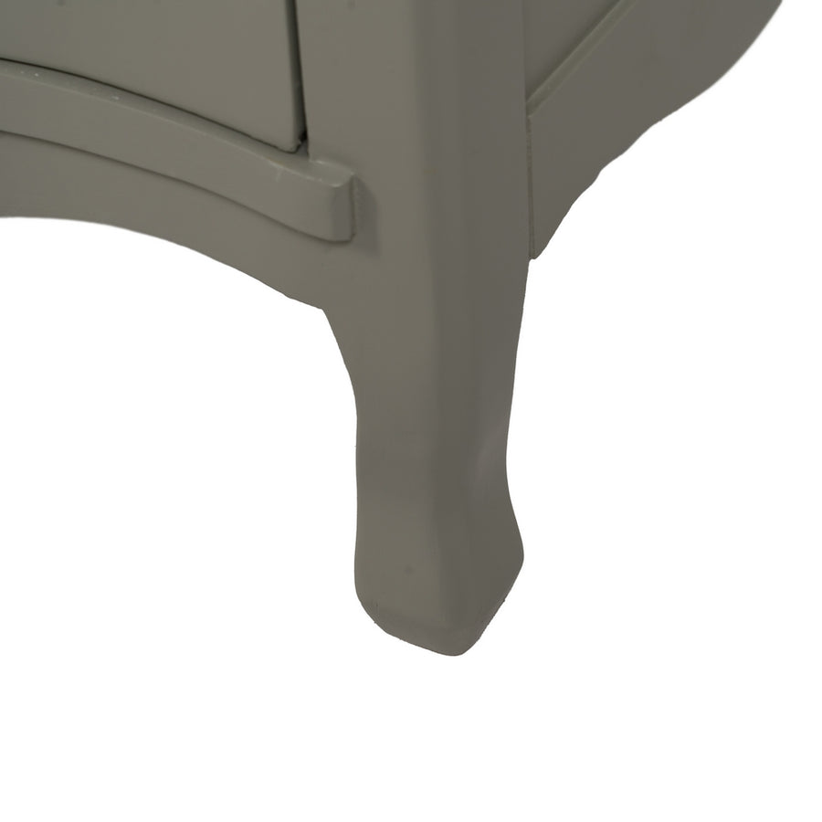 MESITA TAUPE MADERA 66 X 40 X 76 CM