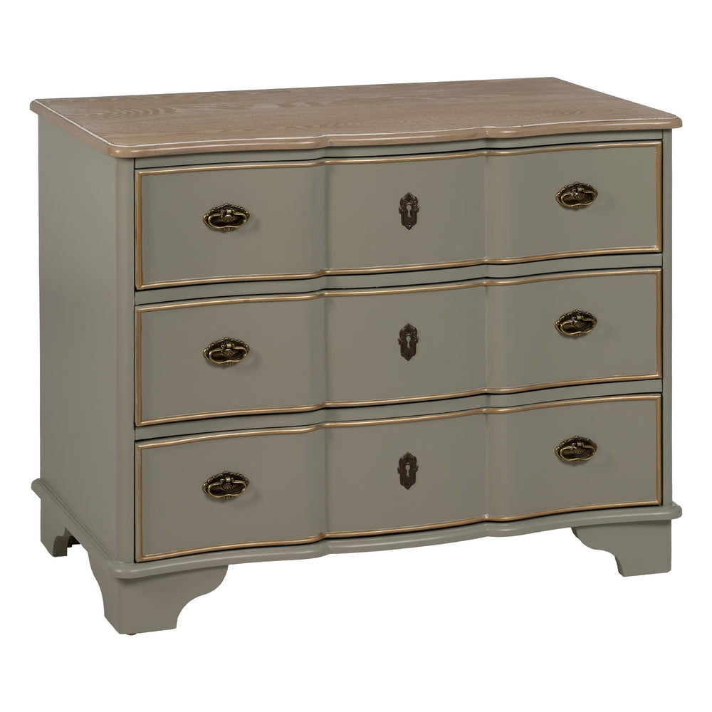 TAUPE DRESSER WOOD 100 X 50 X 80 CM